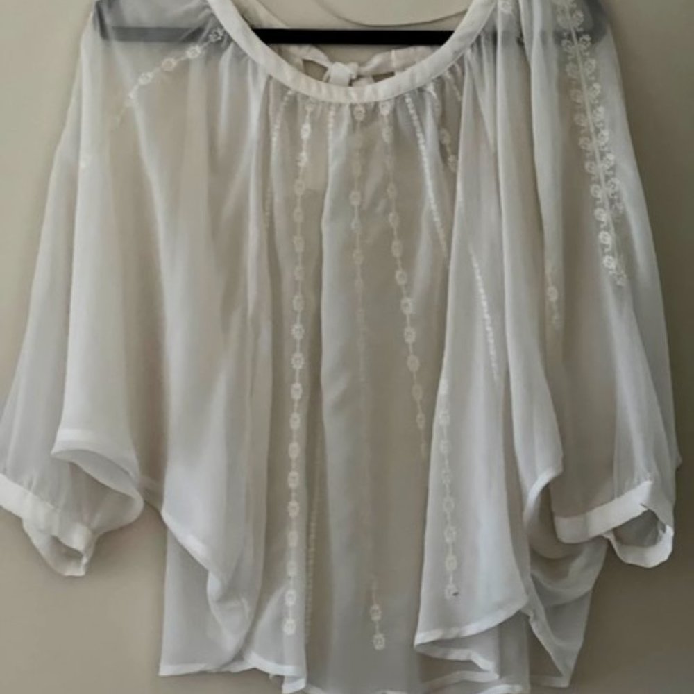 Lauren Conrad White Blouse